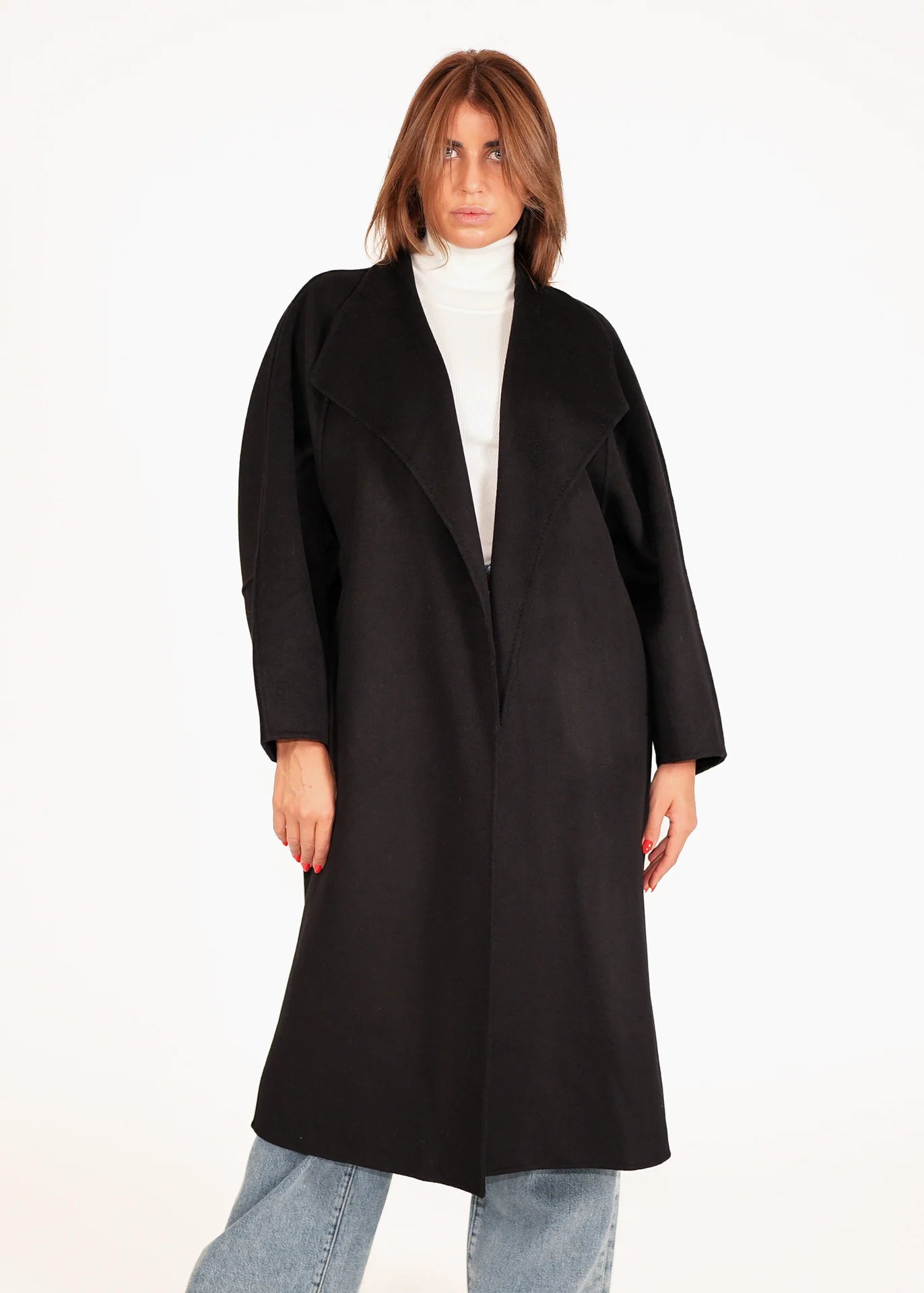 Oversized Wollmantel