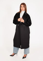 Oversized Wollmantel