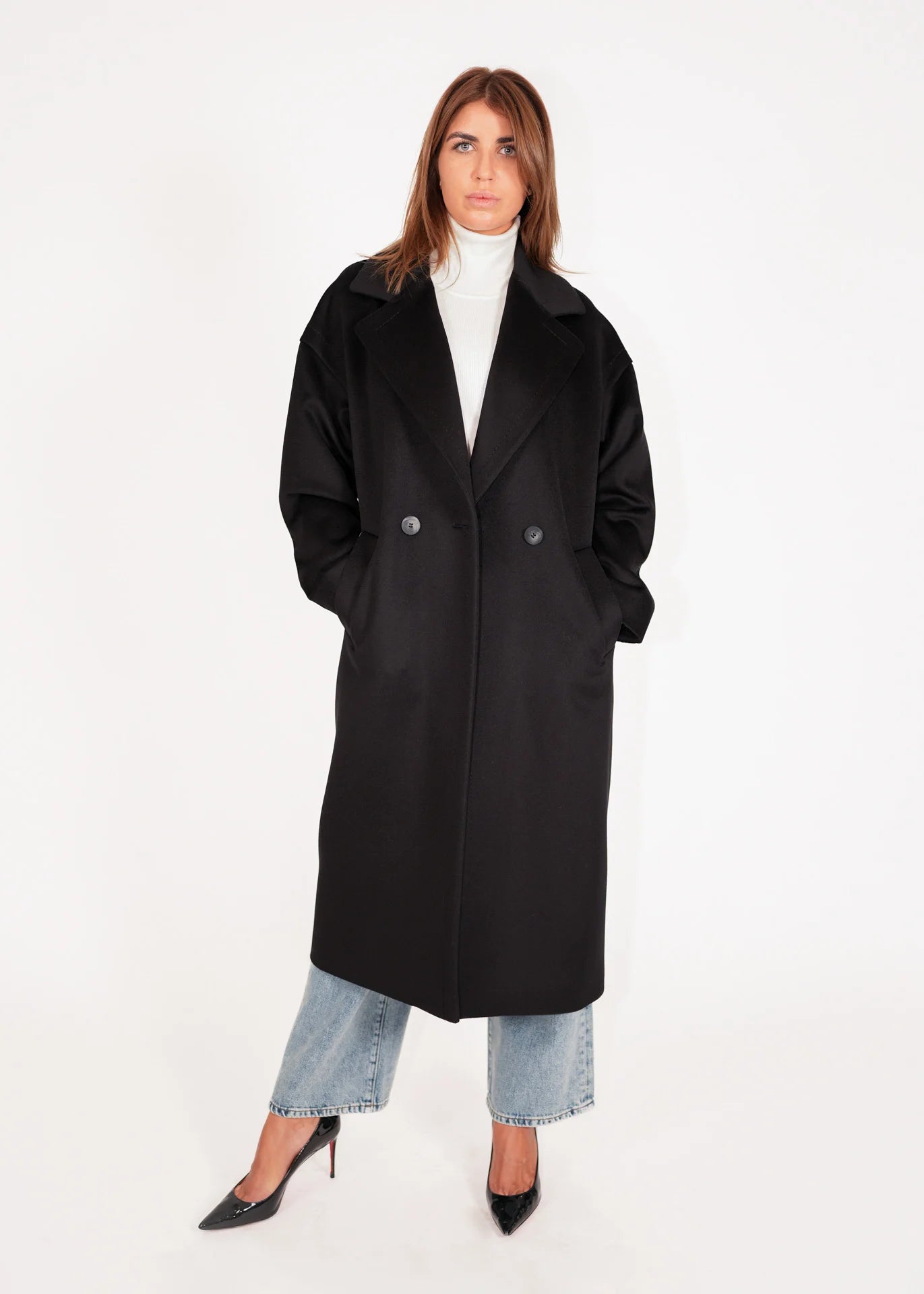 Oversized Wollmantel