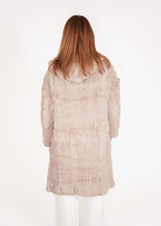 Mantel aus Kaninchenfell