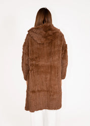 Mantel aus Kaninchenfell