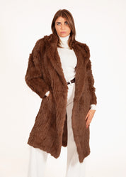 Mantel aus Kaninchenfell