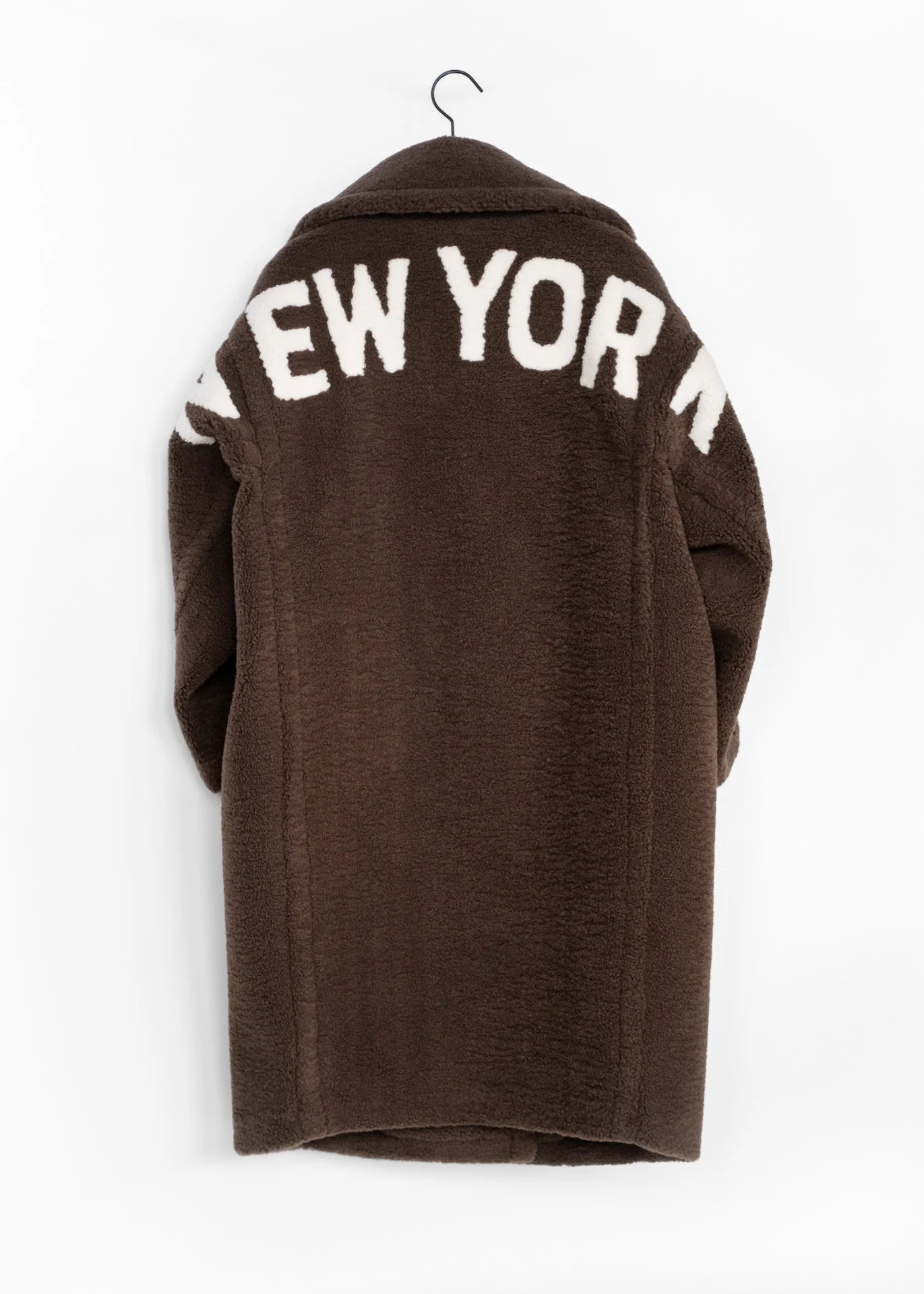 Oversized Teddy Coat – NEW YORK