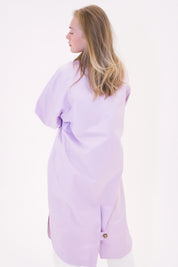 Oversized coat with collar