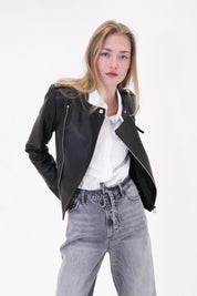 Biker leather jacket