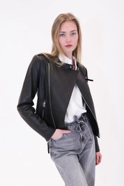 Biker leather jacket