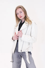 Biker leather jacket