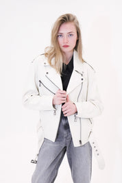 Biker leather jacket