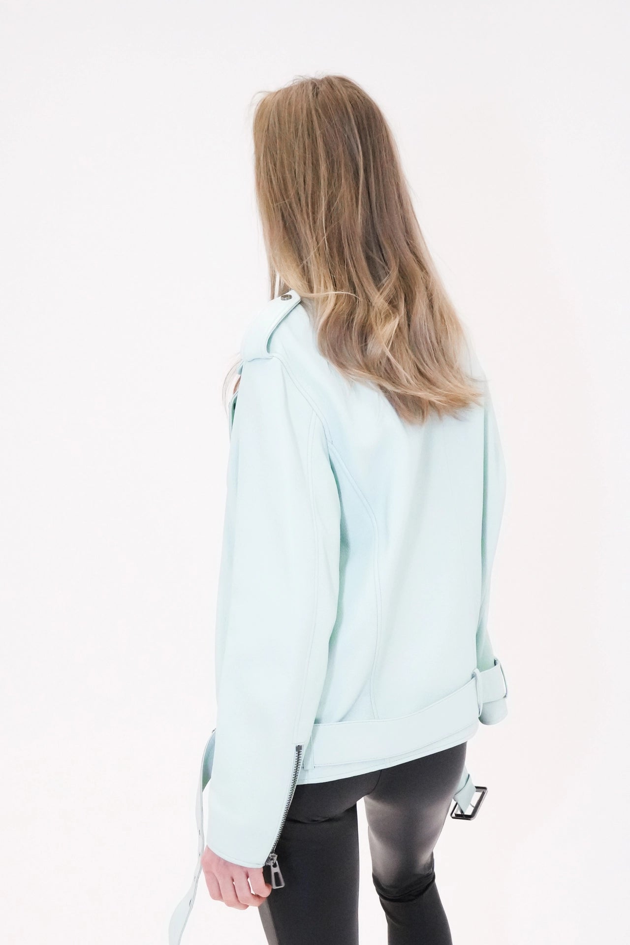 Biker leather jacket