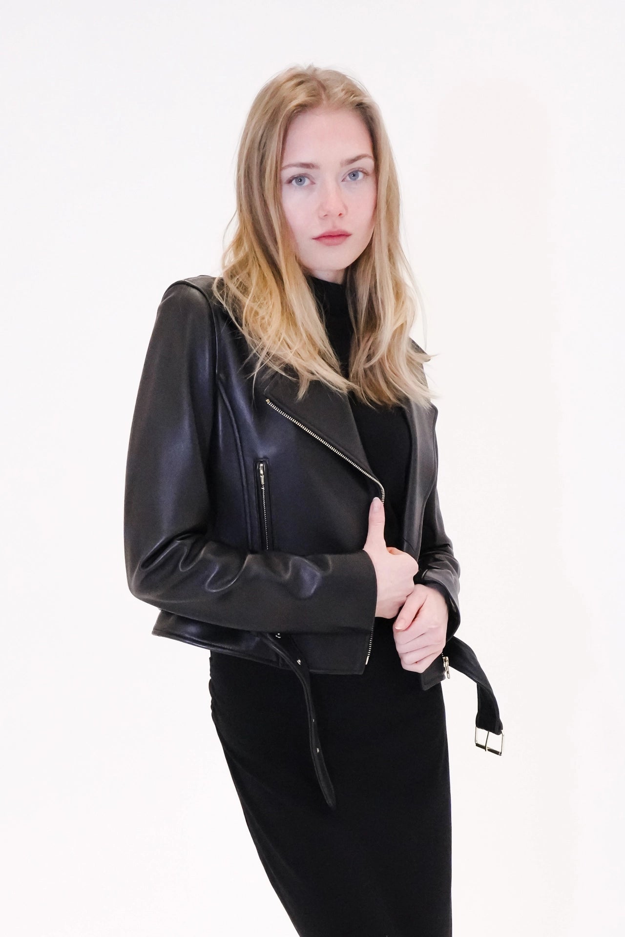 Biker leather jacket