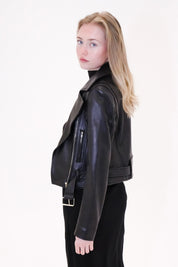 Biker leather jacket