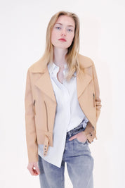 Biker leather jacket