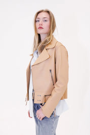 Biker leather jacket