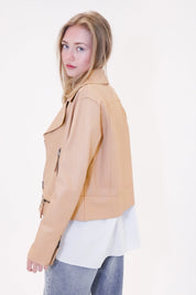 Biker leather jacket