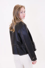 Vintage Lederjacke