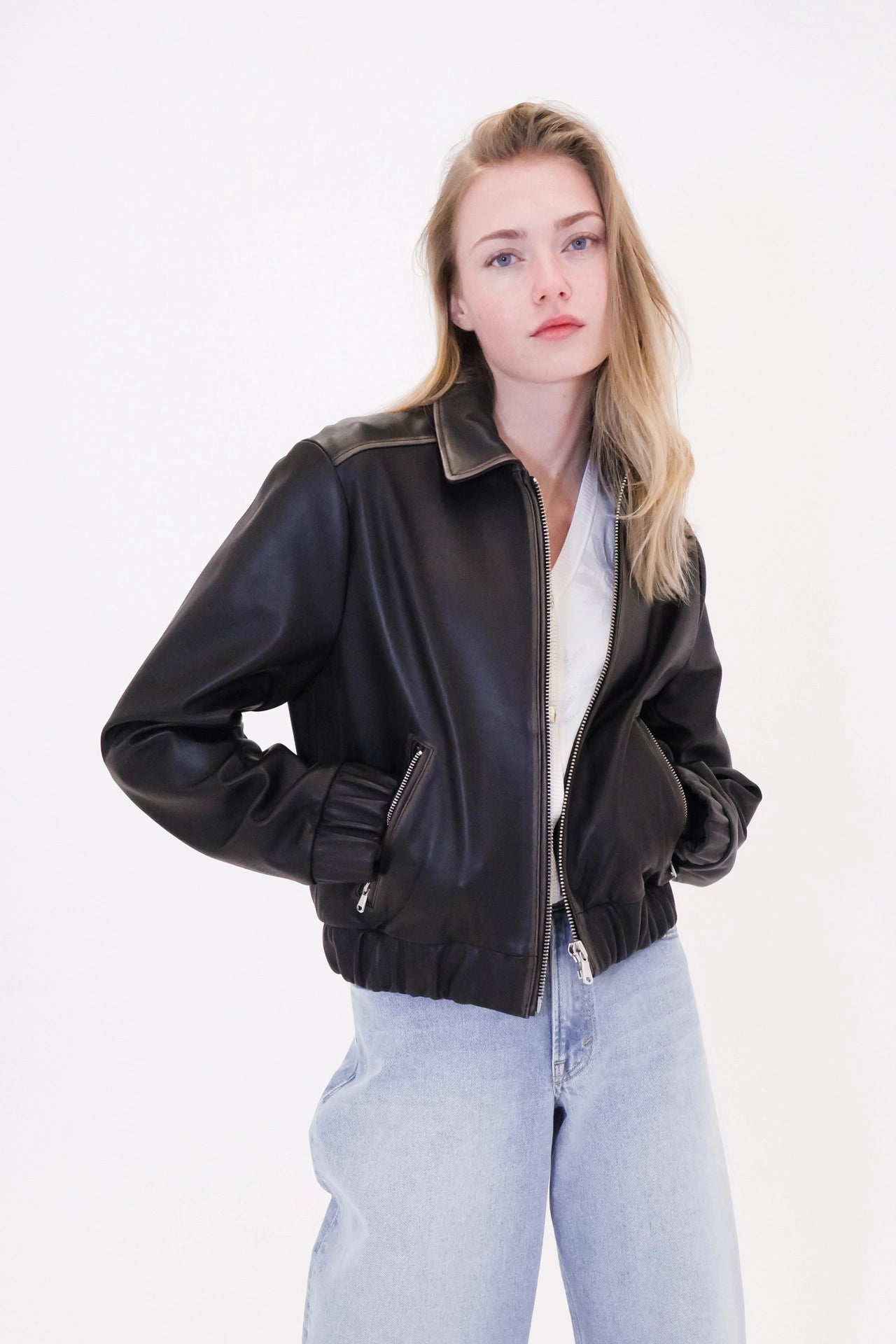 Vintage Lederjacke