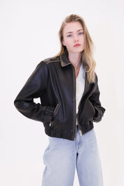 Vintage Lederjacke