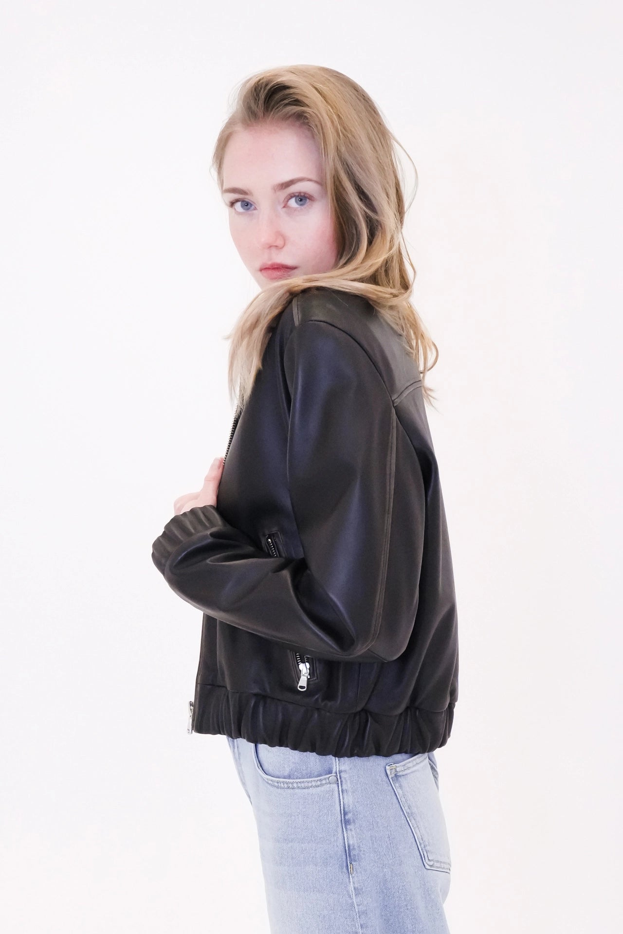 Vintage Lederjacke