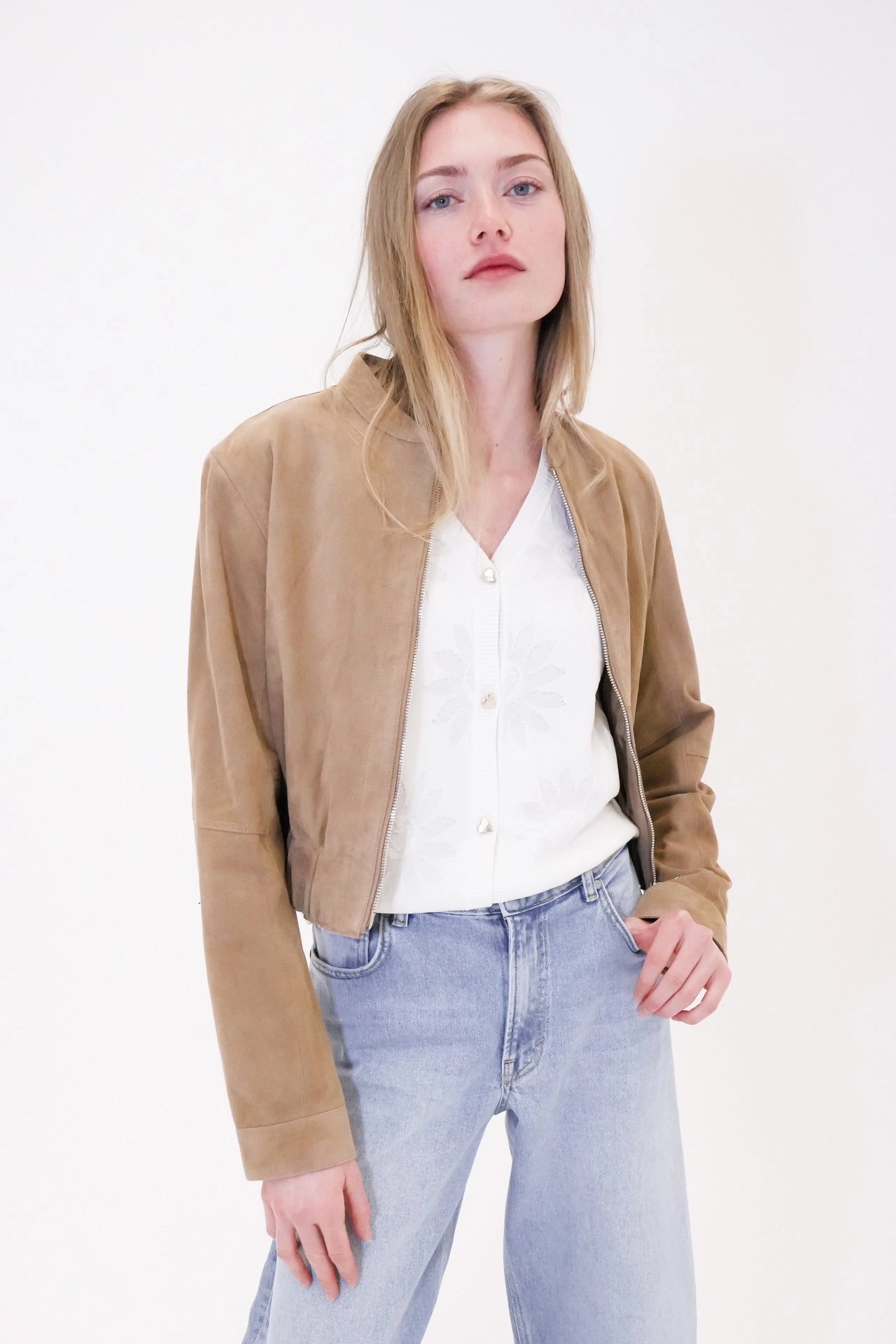 Wildlederjacke