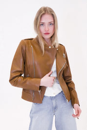 Biker leather jacket