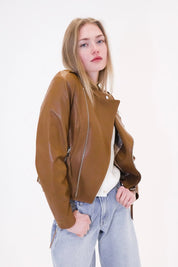 Biker leather jacket