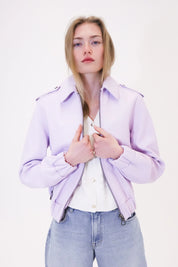 bomber leather jacket