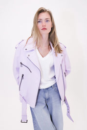 Biker leather jacket