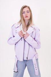 Biker leather jacket