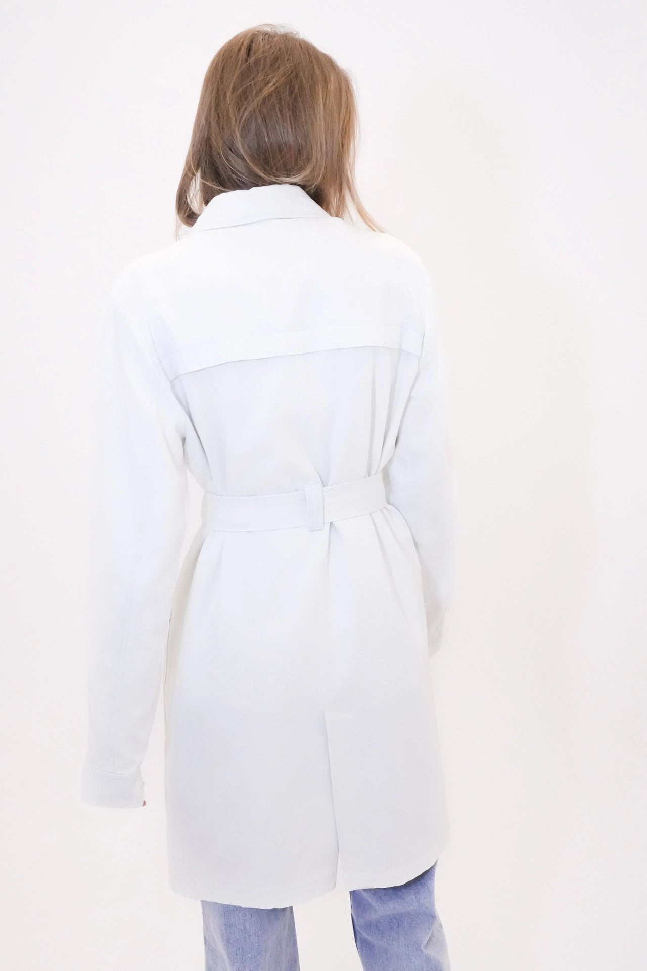 Trenchcoat aus Denim