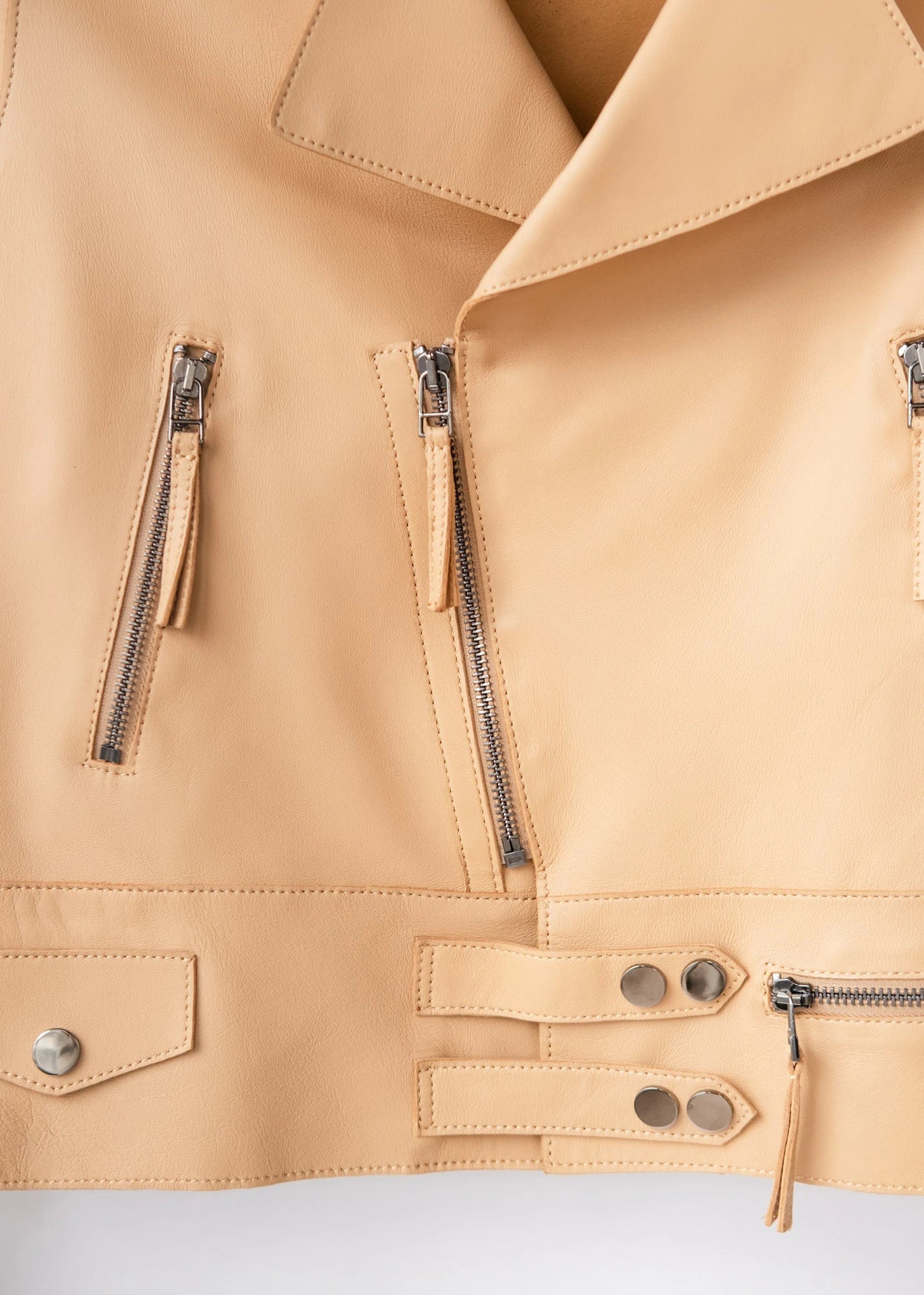 Biker leather jacket