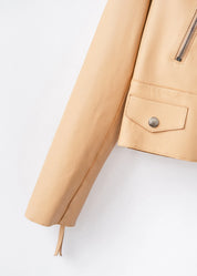 Biker leather jacket