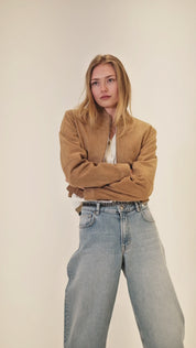 Wildlederjacke