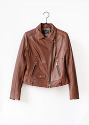 Biker Lederjacke