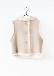 Lammfell Gilet