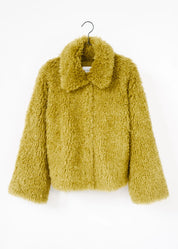 Curly Faux Fur Jacke