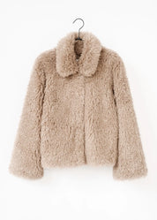 Curly Faux Fur Jacke