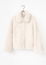 Curly Faux Fur Jacke