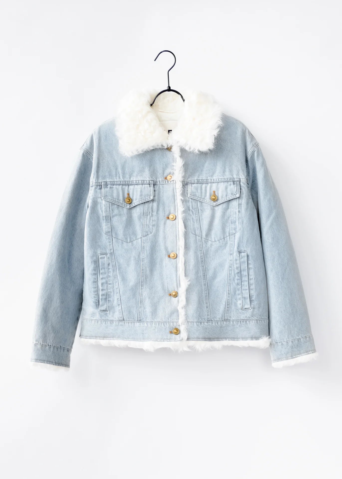 Denim Jacke mit Daunenfüllung