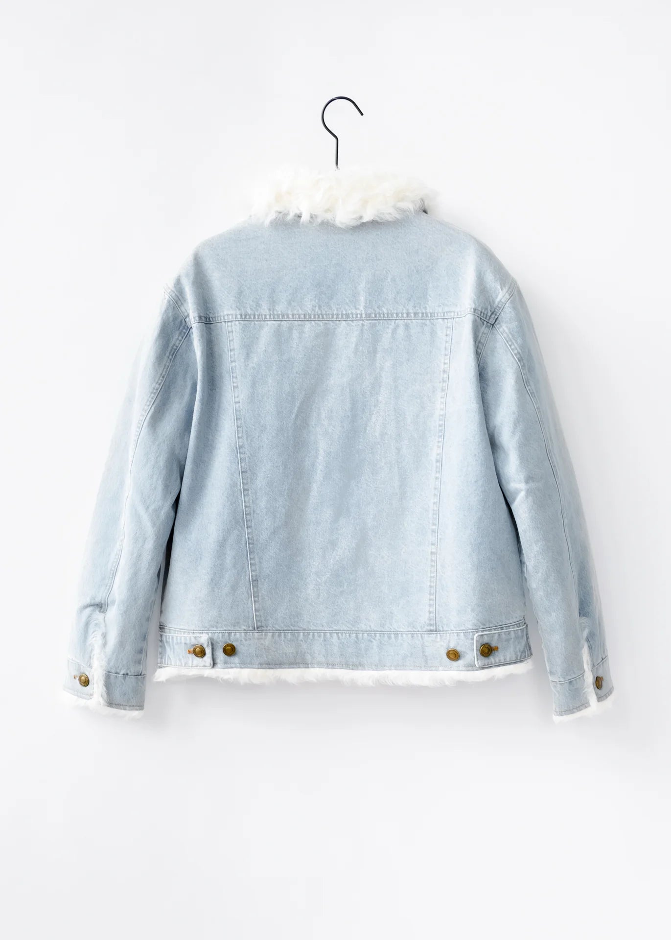 Denim Jacke mit Daunenfüllung