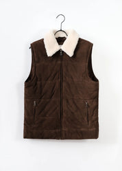 Wildleder Gilet