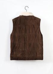 Wildleder Gilet