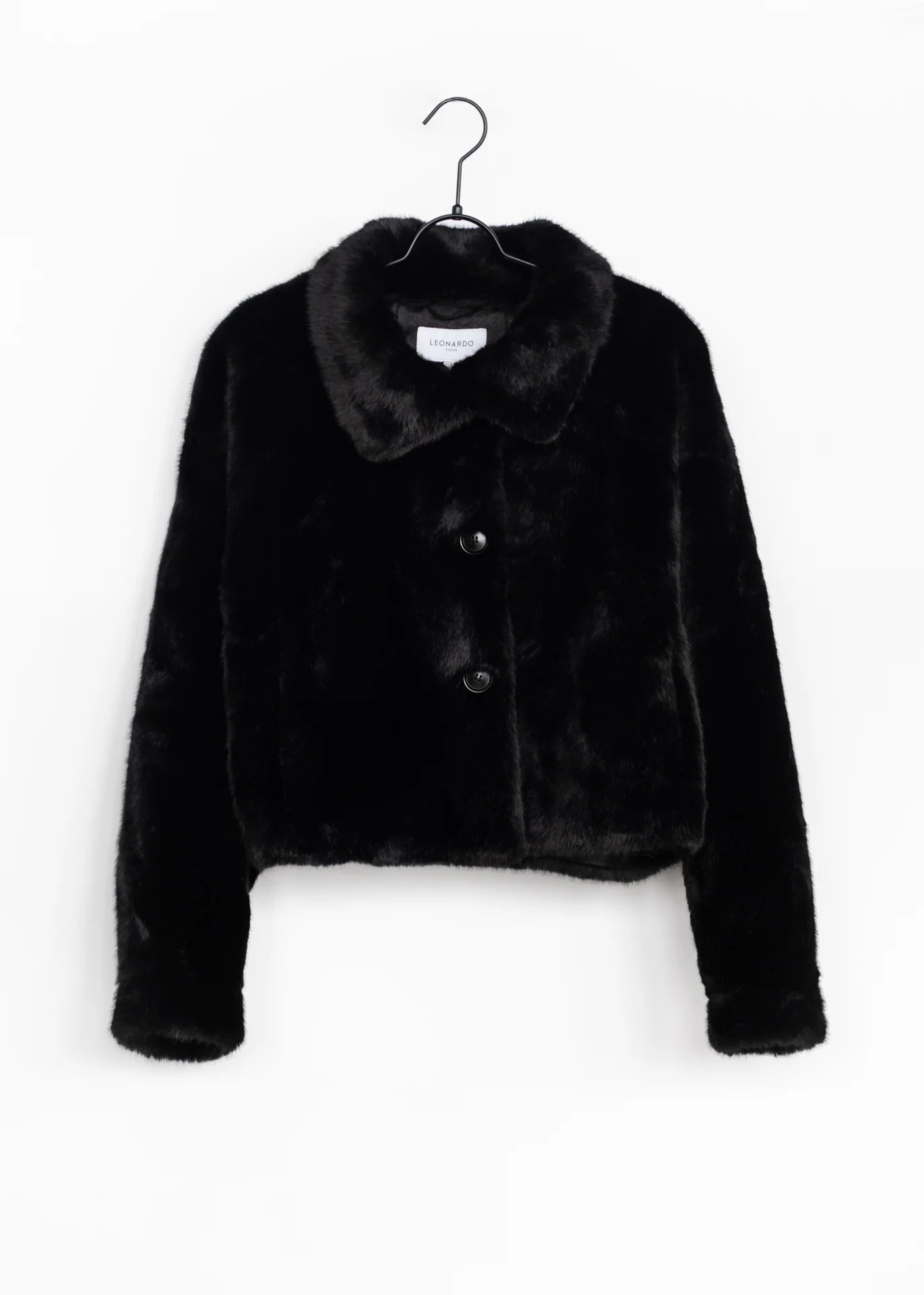 Kurze Faux Fur Jacke