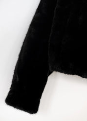 Kurze Faux Fur Jacke