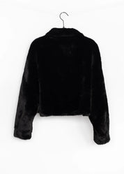 Kurze Faux Fur Jacke