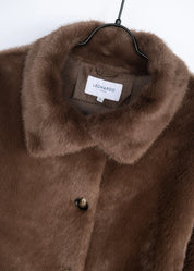 Kurze Faux Fur Jacke