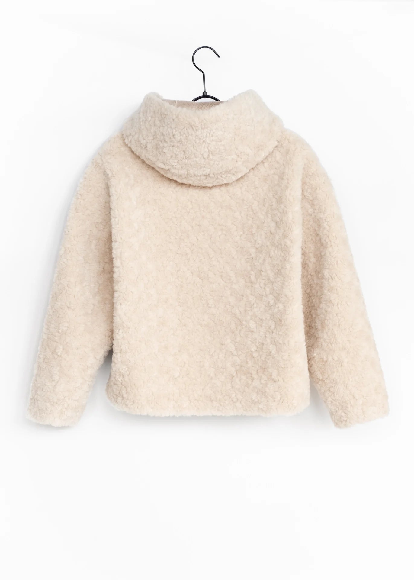 Teddyjacke mit Kapuze