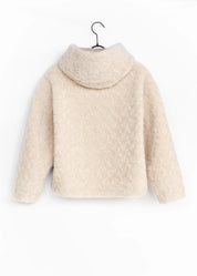 Teddyjacke mit Kapuze