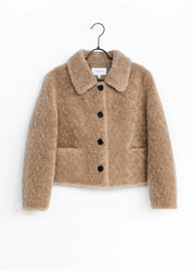Teddyjacke mit Kragen