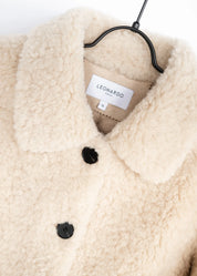 Veste teddy avec col