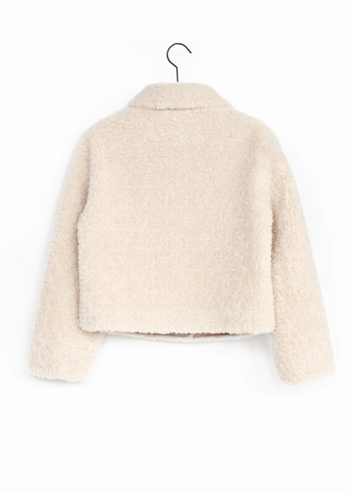 Veste teddy avec col